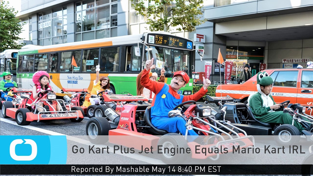 Go Kart Plus Jet Engine Equals Mario Kart Irl Video Dailymotion