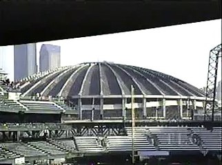 The Kingdome in Seattle gets blown up (or down)