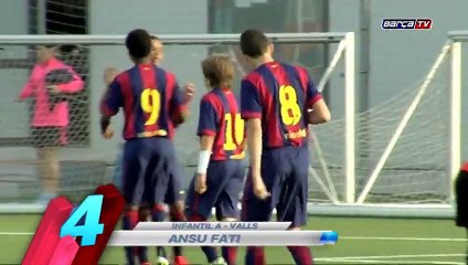 5 bàn thắng đẹp mắt của các sao nhí Barcelona trong tuần qua