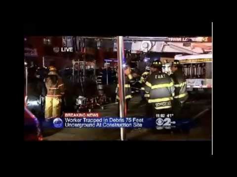 Man stuck in mud in NYC MTA subway accident