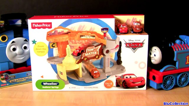 Cars 2 Wheelies Radiator Springs Playset Racers Mater Lightning McQueen Disney Pixar Little People