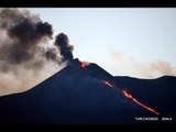 Mount Etna Spews Ash and Lava Into Night Sky