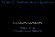 Tere Chehra Kitna Suhana - Karaoke - Jagjit Singh - Karaoke - Sample