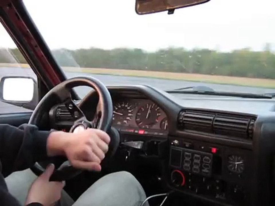 Bmw e30 325i drift onboard