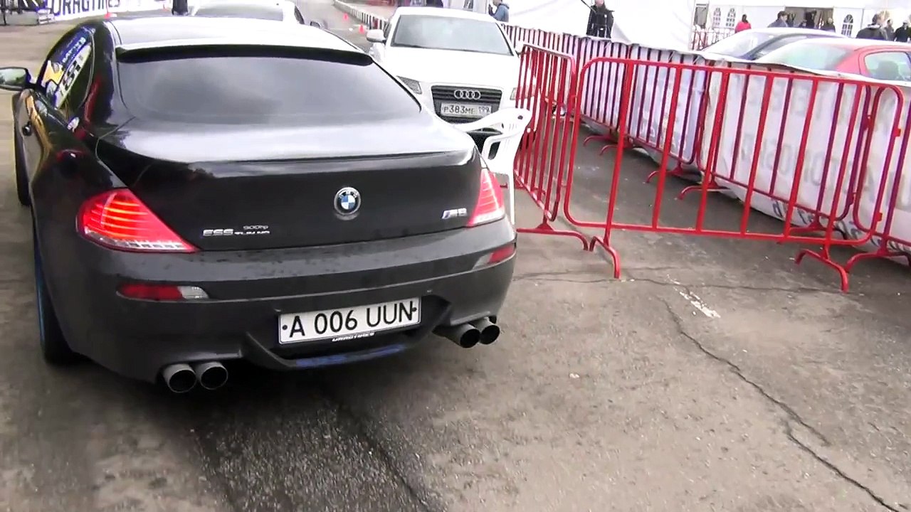 900 HP BMW M6 E63 vs. 700 HP Nissan GT-R R35. Unlim 500+