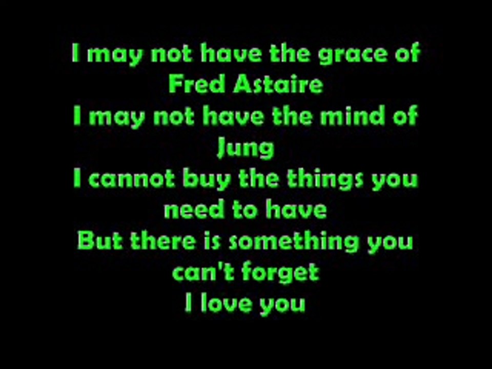 I Love You Lyrics On Screen by Saigon Kick
