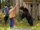 OMG!! Never Ever Trust on Animals - See Whats Happen when Bear Catch a Women when she was Making fun of him