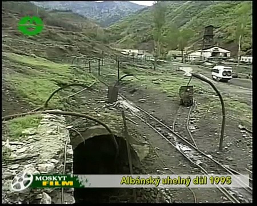 Albánie hnědouhelný důl / Albanian lignite mine