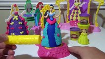 Play-Doh Disney Designing Dresses for Belle, Ariel   Cinderella   Rapunzel Play-Doh Disney Princess