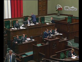 Poseł Tomasz Szymański - Wystąpienie z dnia 13 maja 2015 roku.