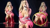 Mariah Carey Wardrobe Malfunction During Vegas Concert Performance - The Hollywood