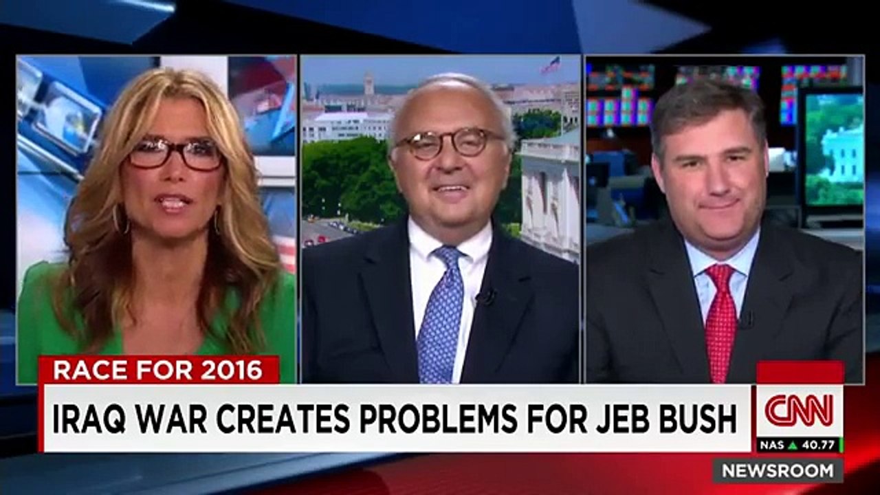 College Student Confronts Jeb Bush - "Your Brother Created ISIS"