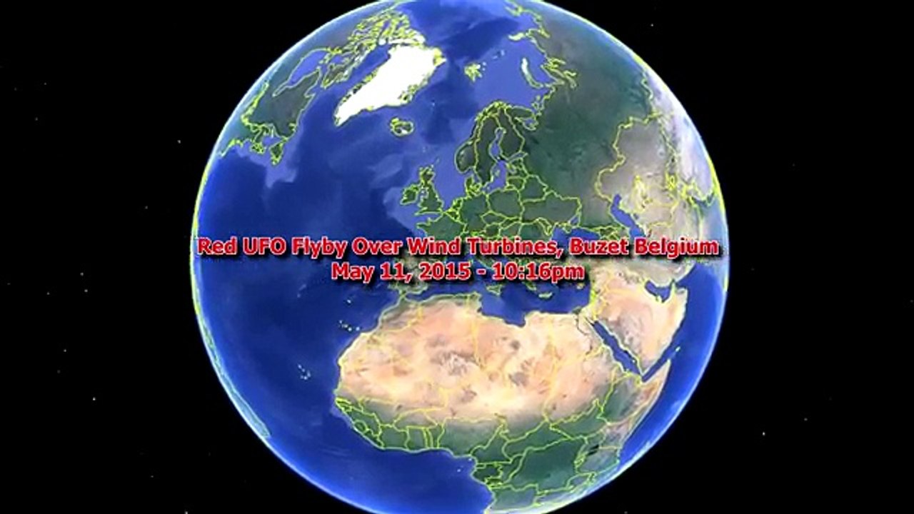 UFO . Buzet .Belgique.11.05.2015 . (10-16pm)