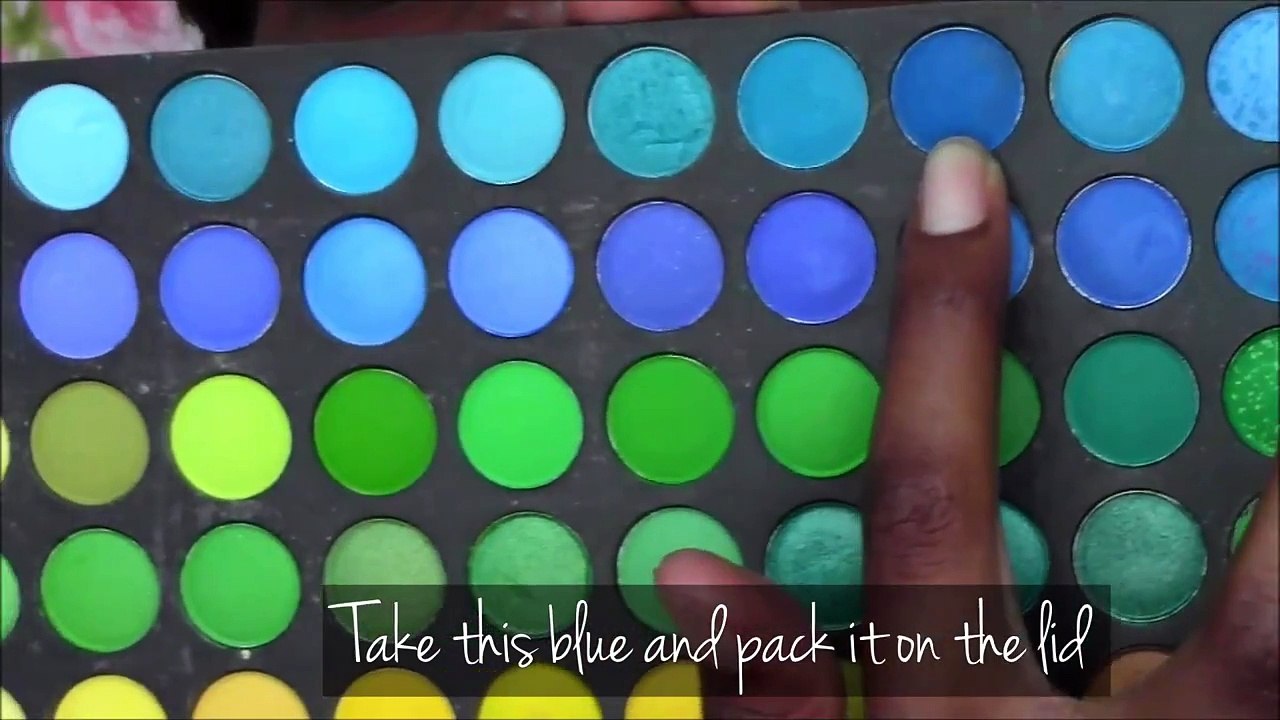 Bold Colorful Eyes With Nude Lips || Makeup For Dark Skin