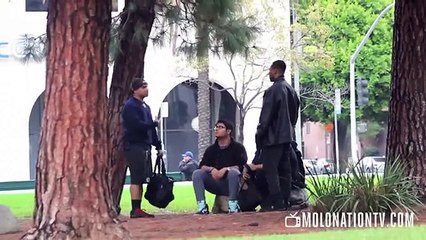 Gun Fight Prank in the Hood