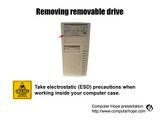 Removing Removable Drive