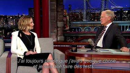 [VOSTFR] Jennifer Lawrence chez David Letterman (12/11/14)
