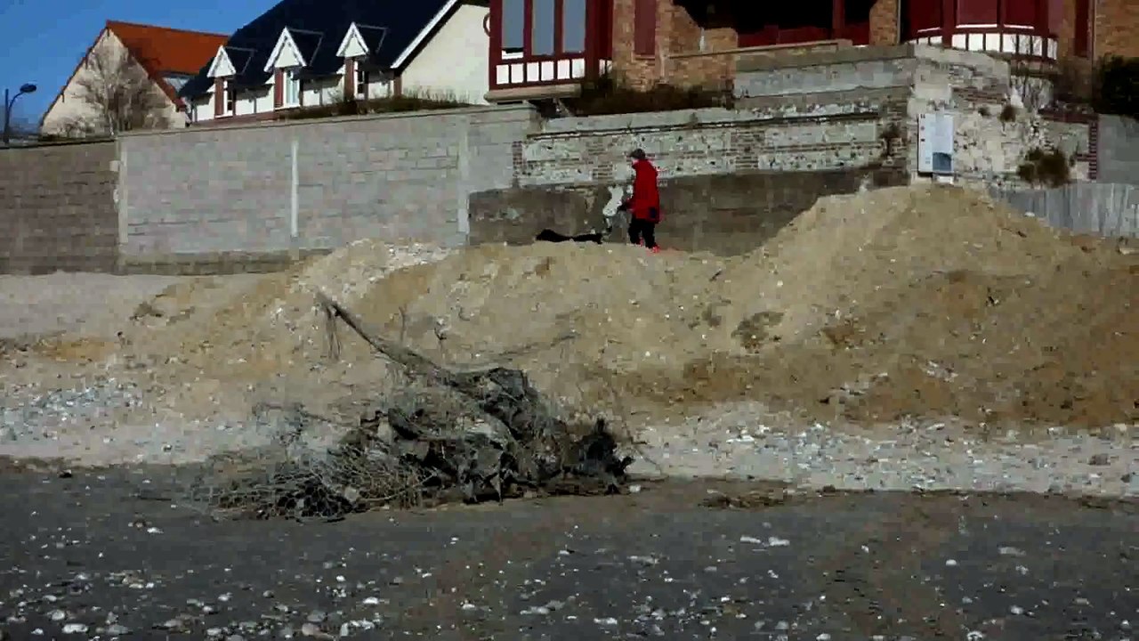 réfection plage du Crotoy