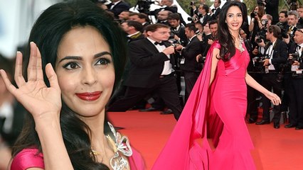 Download Video: Cannes Film Festival 2015 | Mallika Sherawat Looks Elegant In Alexis Mabille Gown