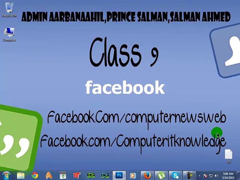 Facebook Tranning Class 9