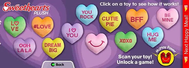 McDonald's Sweethearts Plush Toys