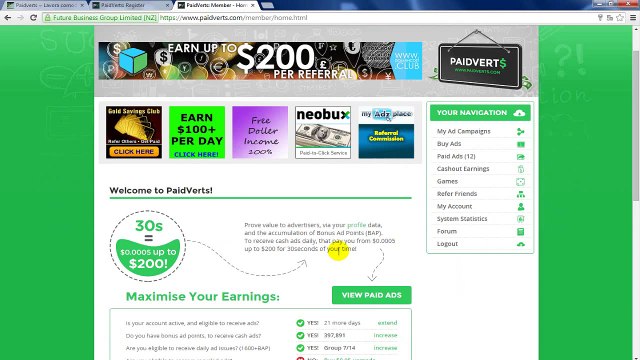 Tutorial PaidVerts Italiano _ Come Funziona _ Guadagnare soldi online _ PaidVerts 2015