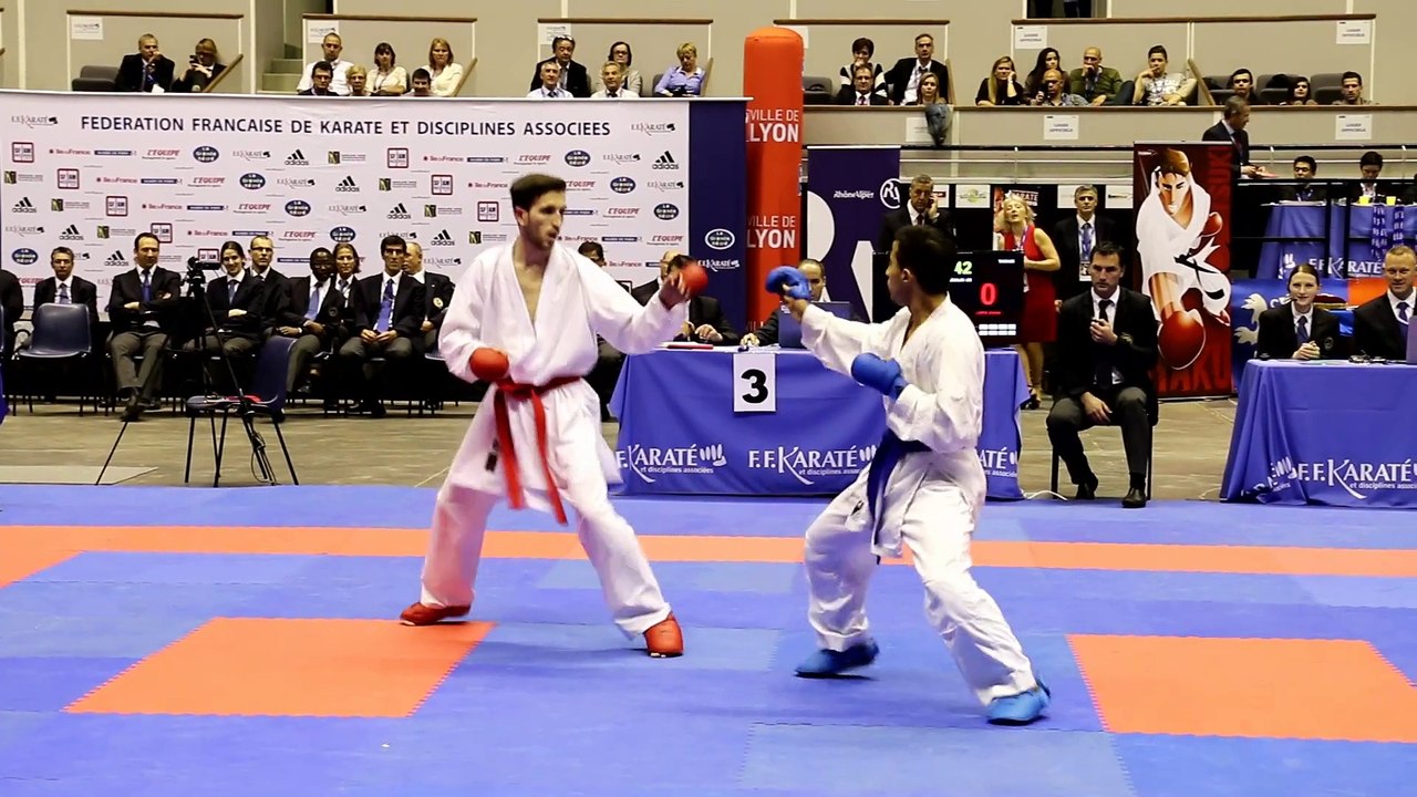 Finale -60kg : J.Lopes / A.Rghioui - Championnats de France Karaté 2015