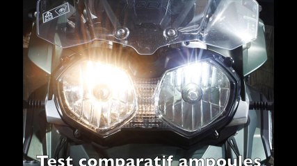 Test ampoule leds Tecno Globe TG pour moto : étonnant !