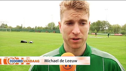 De Leeuw: Clubtopscorer? We maken er wel grapjes over - RTV Noord