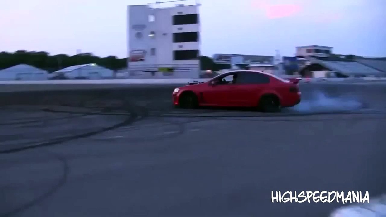 Car Catches On Fire After A Long Burnout! [ FAIL ]