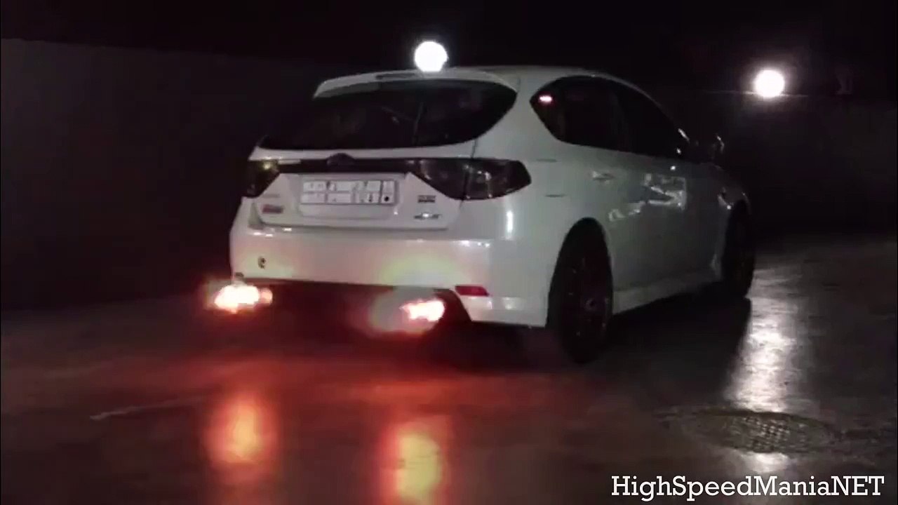 Subaru Impreza STI - CRAZY FLAMEHTROWER!!