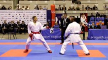 Finale -67kg : S.Da Costa / M.Garin - Championnats de France Karaté 2015