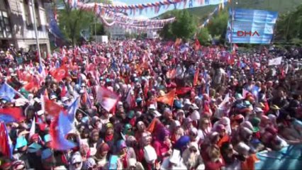 Afyonkarahisar Başbakan Davutoğlu Partisinin Düzenlediği Mitinde Konuştu-3