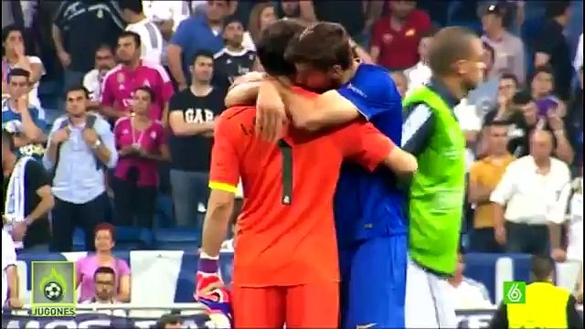 La reacción de Iker Casillas al final del partido ante Juventus Parecia despedirse del Bernabéu