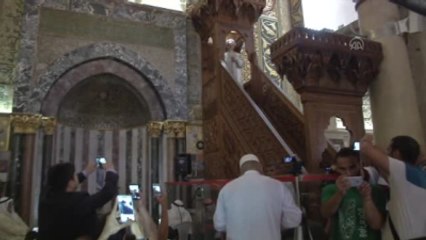 Görmez'den Aksa'da Tarihi Cuma Hutbesi