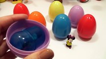 Learn Colours with Surprise Eggs Disney Minnie Mouse & Mickey Mouse