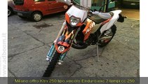 MILANO,    KTM  250 TIPO VEICOLO ENDURO CC 250