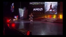 Lindsey Stirling at The Game Awards 2014 performing Dragon Age   Inquisition