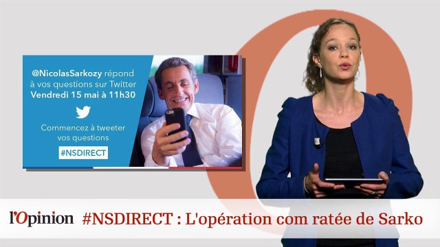 #tweetclash : #NSDIRECT : l'opération de com ratée de Sarko?