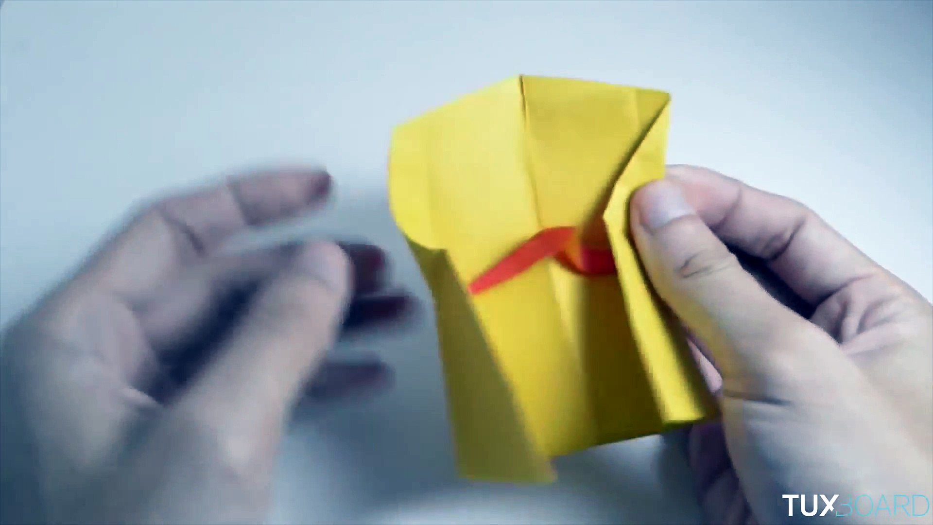 Origami : comment faire un bébé canard en papier - Vidéo Dailymotion