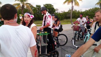 Fantasy Fest Body Painting Key west 2013 Zombi Ride