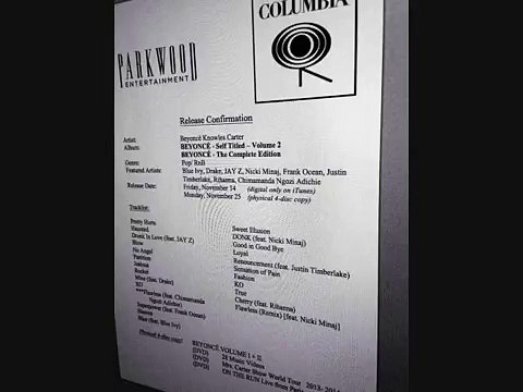 BEYONCE feat NICKI MINAJ - DONK (BEYONCE VOL 2 NEW ALBUM LEAK)