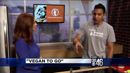 CBS Atlanta - Vegan Sandwich and Chocolate Mousse Recipe with Vegan Chef Attila Hildmann