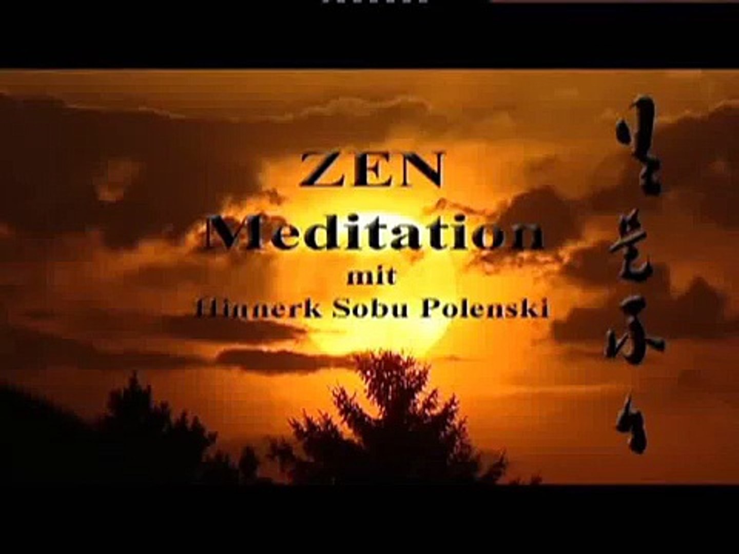 Zen-Meditation mit Zen-Meister Hinnerk Polenski - 3/1 - video Dailymotion