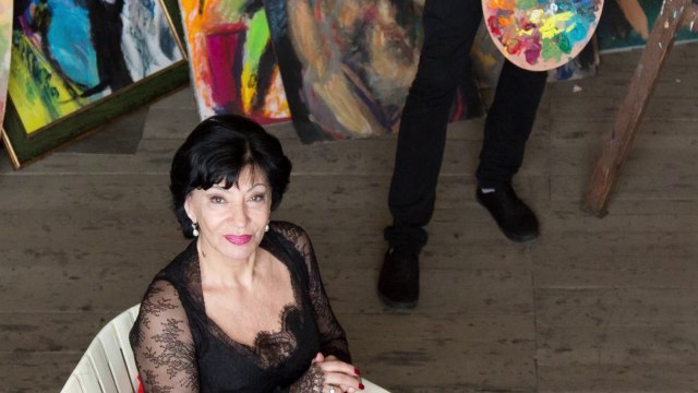 NANI BREGVADZE. MOVIE MAKING OF FROM SHOTIKO KALANDADZE 889