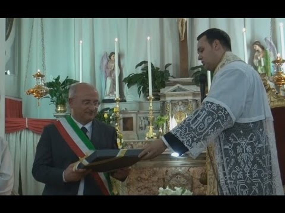 Gricignano (CE) - Alessandro Arnone, interventi del sindaco Moretti e di Don Nicola Ronza (10.05.15)