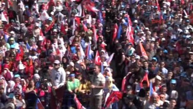 Afyon Başbakan Davutoğlu Partisinin Düzenlediği Mitinde Konuştu-5