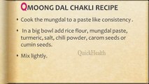 MOONG DAL CHAKLI RECIPE - VEG RECIPES - EASY TO LEARN