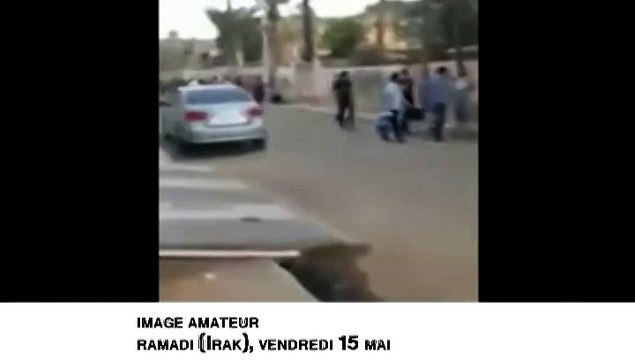 Irak : les habitants fuient la ville de Ramadi, prise en partie par les jihadistes de l'EI