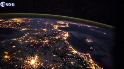 Timelapse shows space journey across Europe
